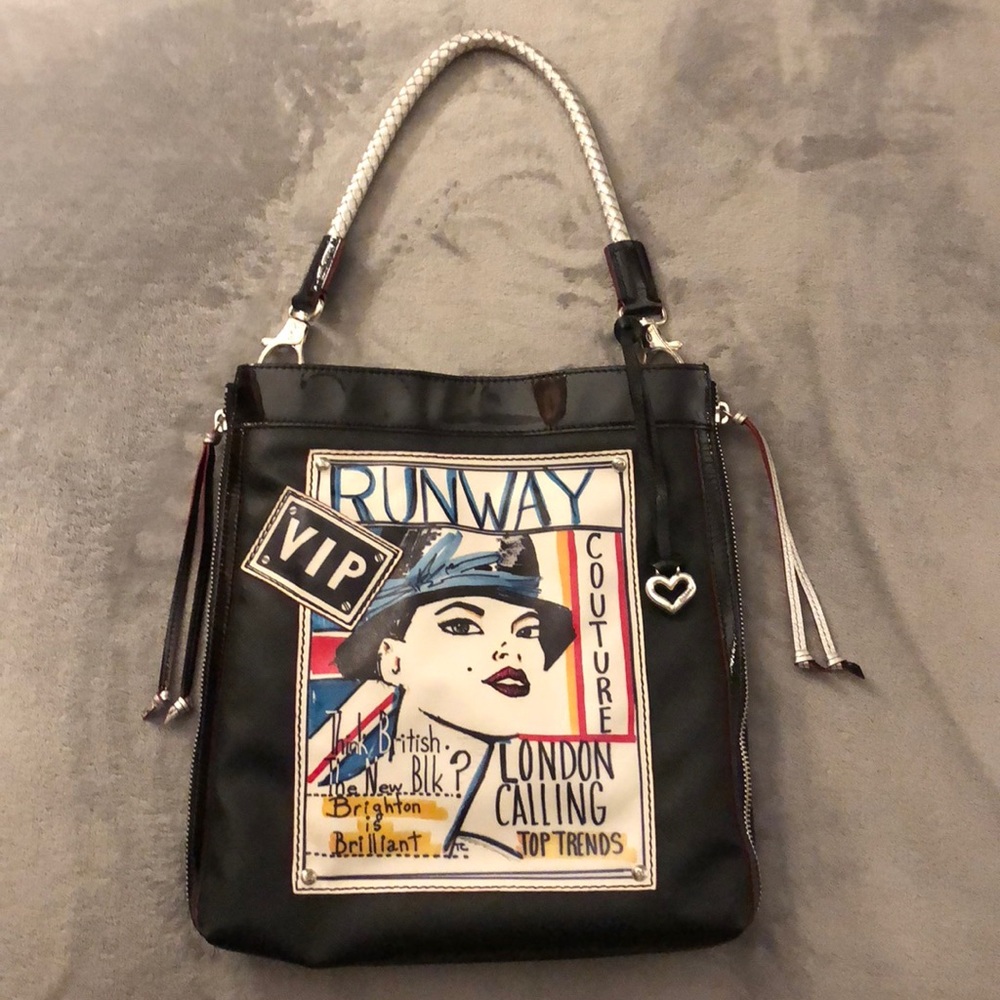 Brighton Catwalk Zip Fashionista Cross Body Tote